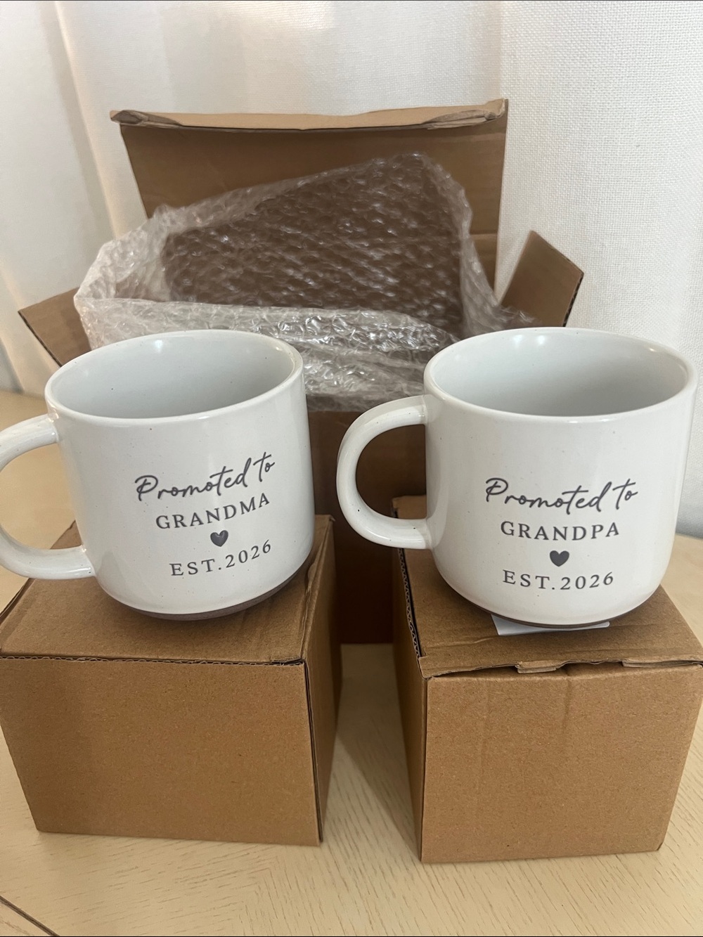 Pregnancy reveal mugs for 2026